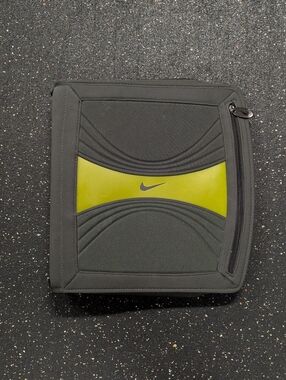 Vintage 90's Retro NIKE MEAD 3 Ring Binder Trapper Keeper Portfolio Green